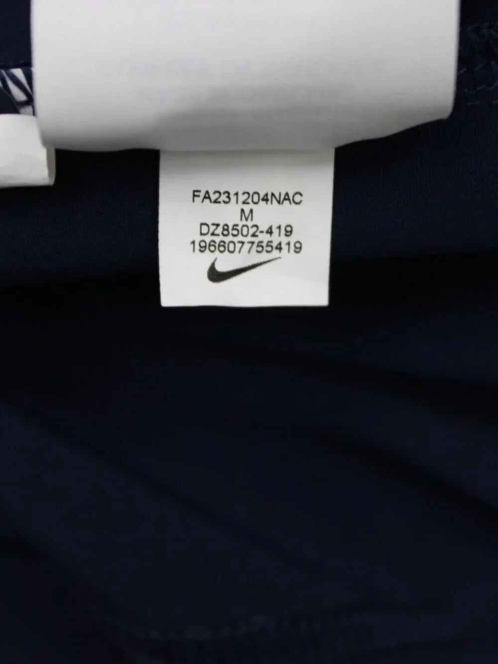 Nike Michigan Wolverines Polo Shirt Mens Medium Blue Dri-Fit NCAA Short Sleeve